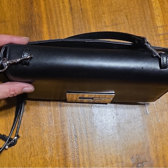 Gucci Vintage Tom Ford Black Crossbody Bag and Matching Wallet w/Silver Accents - Picture 8 of 16